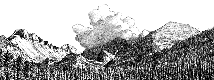 Mountains illustration